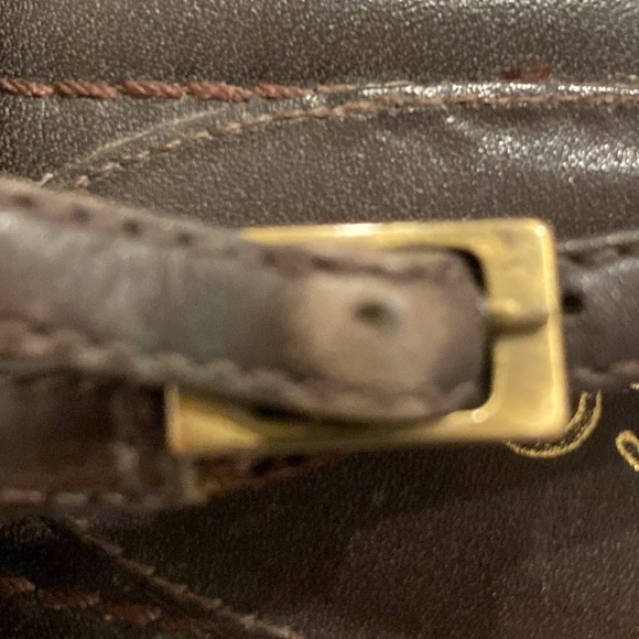 Ecco Brown Leather Chain Sandals Size 37 - Picture 9 of 9